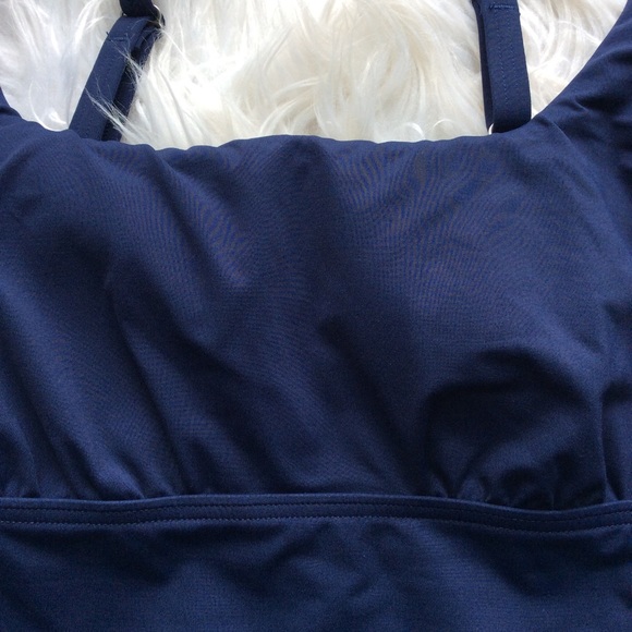 Lands’End Square Neck Tankini Top - Picture 6 of 8